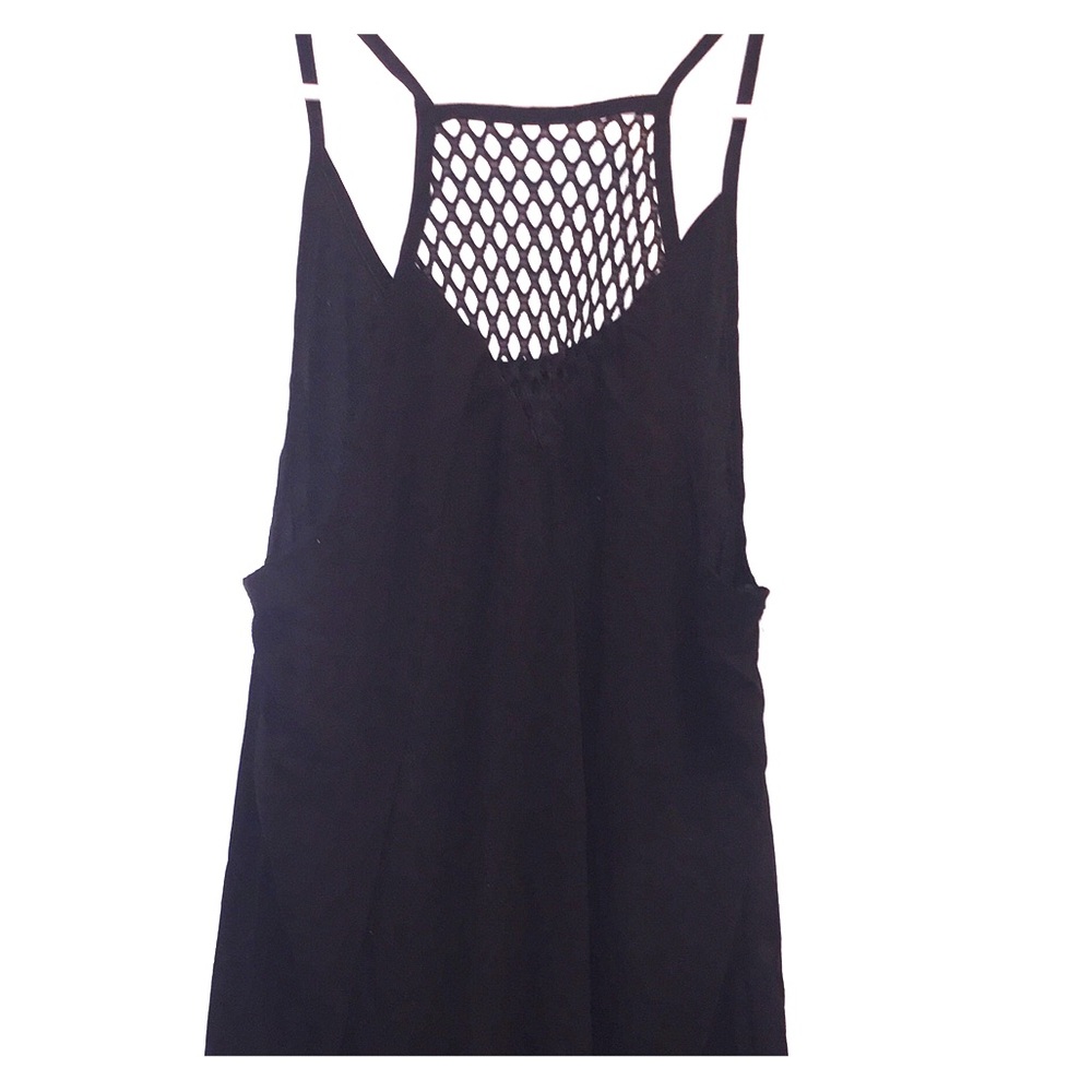 Black Swim Beach Coverup Dress